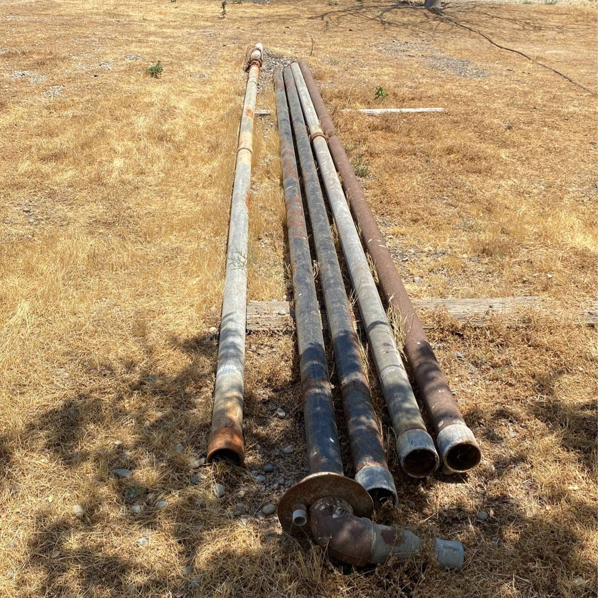 100 Feet 3” Galvanized Well Water Pipe .