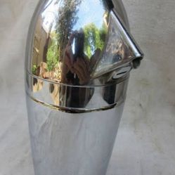 Mid Century Modern -Walter Kidde Norman Bel Geddes Soda King Syphon Bottle all Chrome.