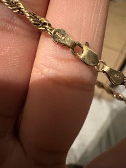 10K Gold Rope  bracelet
