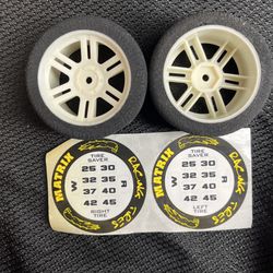 NEW - Matrix Racing 1/10 Foam GPR 37 Shore Front RC Tires (65mm) 