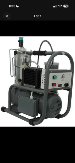 Omega Air Charger 4500psi Compressor on Wheels (never used)