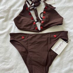 REILLY The Label -  Sand Triangle Top and  Sand Classic Bottom