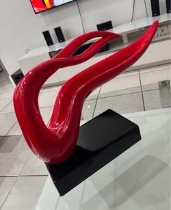 Abstract modern decor sculpture