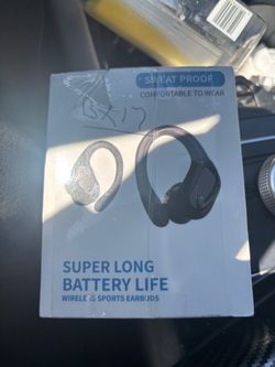 Wireless sports earbuds