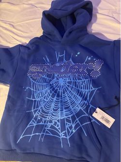 Sp5der Blue Rhinestone Small Men’s