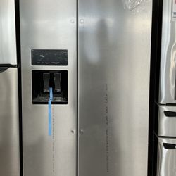 KitchenAid 19.8 cu. ft. Side by Side Refrigerator PrintShield Counter Depth - Free One Year Warranty 