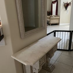 Mirror And Entry Table