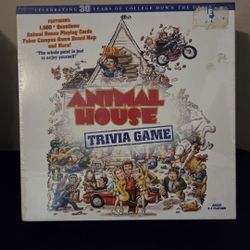 New Sealed- ANIMAL HOUSE Trivia Board Game