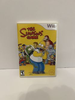 The Simpsons Game (Nintendo Wii, 2007) WORKING/TESTED