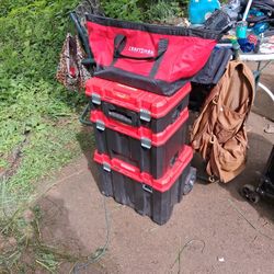 Craftsman Stacking Tool Boxes And Bag 