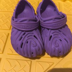 Purple Crocs