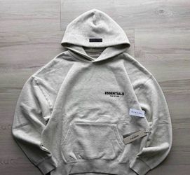 Light Grey Essentials Hoodie
