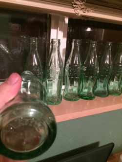 1940s Coca Cola green bottle from Seattle, Wa bottler