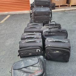 Compact travel bag with smart organization, lightweight design 100 pcs. $800 obo for lot.