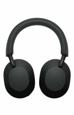 Sony WH1000XM5/SA Wireless Noise-Cancelling Over-the-Ear Headphones - Black, with Soft Case