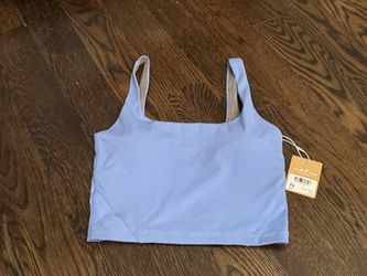BRAND NEW Blue Crop  top, XS