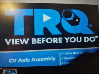 TRQ CV axle assembly Kia Optima/Hyundai Sonata