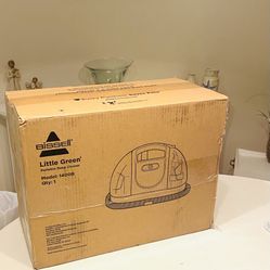 Brand New ! Factory Sealed !  Bissell - Little Green Multi Purpose Portable Deep Cleaner / Model 1400B