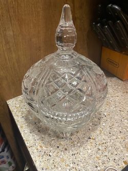 Crystal candy dish