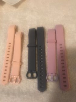 Fitbit Alta HR Bands set of 3 Blush/Pink-Lavender-Gray Size Large C2