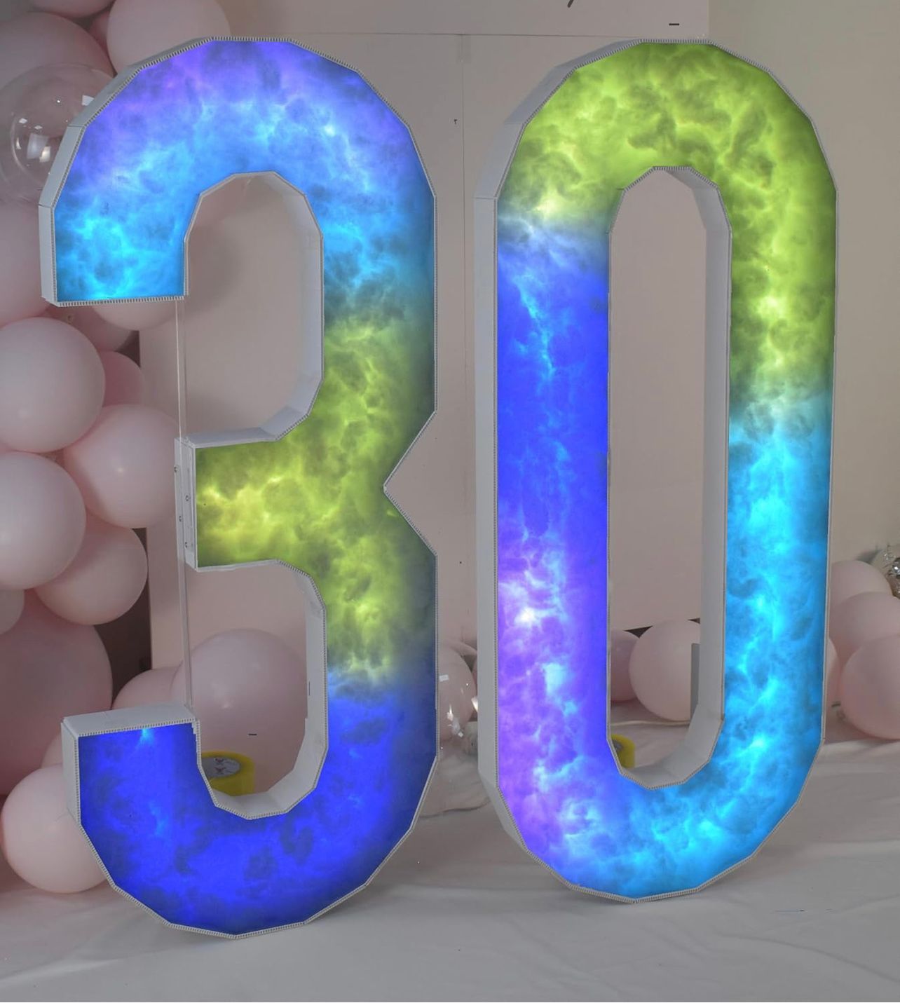 Marquee Numbers 30 for Party
