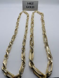 New arrivals! 14K Gold Semi-Lightweight Milano Chains! Limited stock.