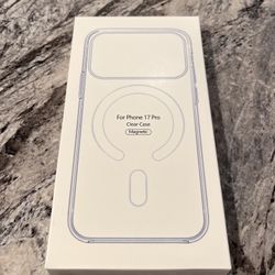 New iPhone 17 Pro Clear Silicone Magnetic Case