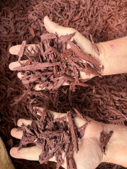 Shredded Rubber Mulch Wire Free