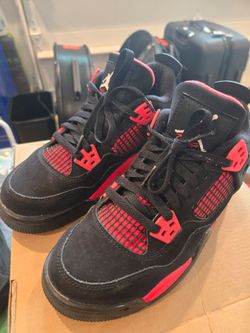 Air Jordan 4 Red Thunder Sneakers retro  (youth)