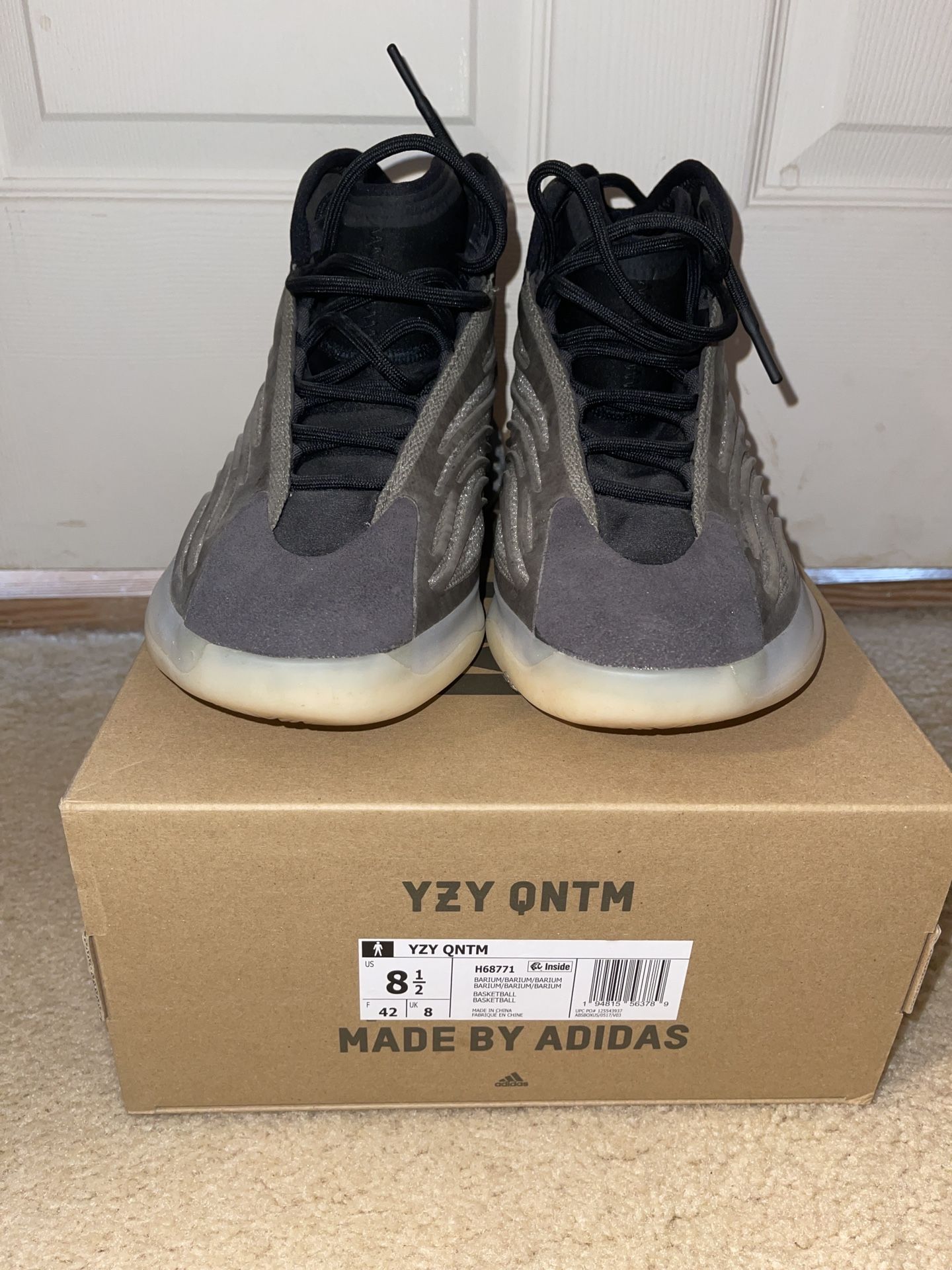 Adidas Yeezy QNTM “Barium” Size 8.5