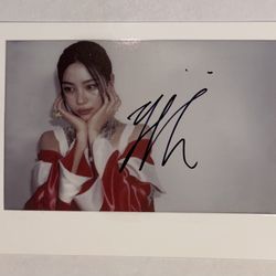 Ryujin Signed Polaroid Itzy Kill My Doubt Official Limited U.S.