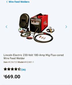 Lincoln electric mig 1800 pro new in box