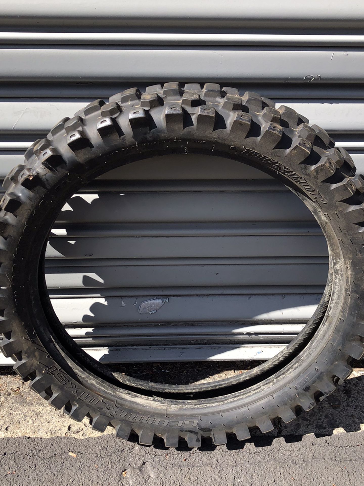 Photo Dunlop Geomax Mx51 9010016 Rear Tire Cr85 Rm85 Ttr125 Big Wheel