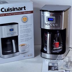 Coffee Maker by Cuisinart, 14-Cup Glass Carafe, Fully Automatic for Brew Strength Control #697