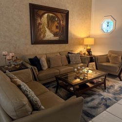 2 Sofas, 1 Accent Chair