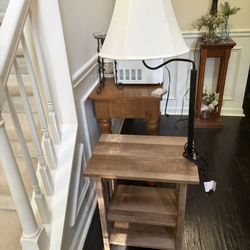 Table With Attached Lamp 