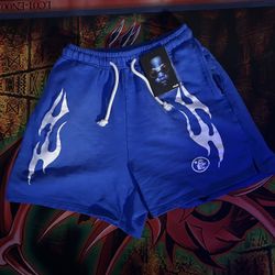 Blue Medium Hell Star Shorts