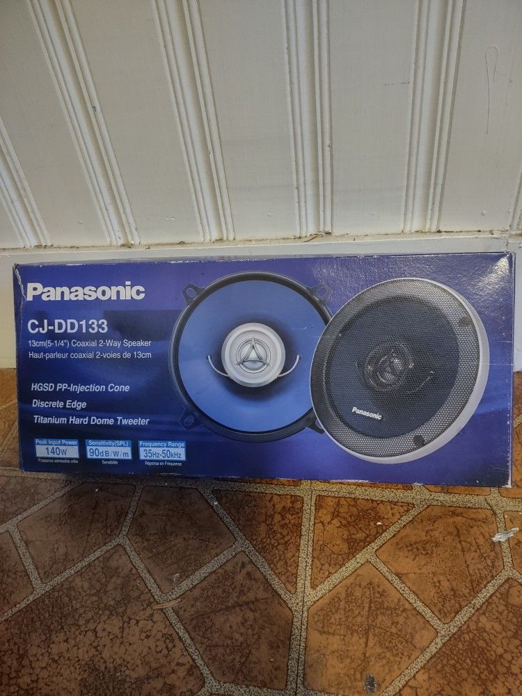 NEW Panasonic CJ-DD133 Car Speakers Two Sets Four Total