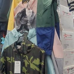 New Windbreaker Jackets 2 Tones 