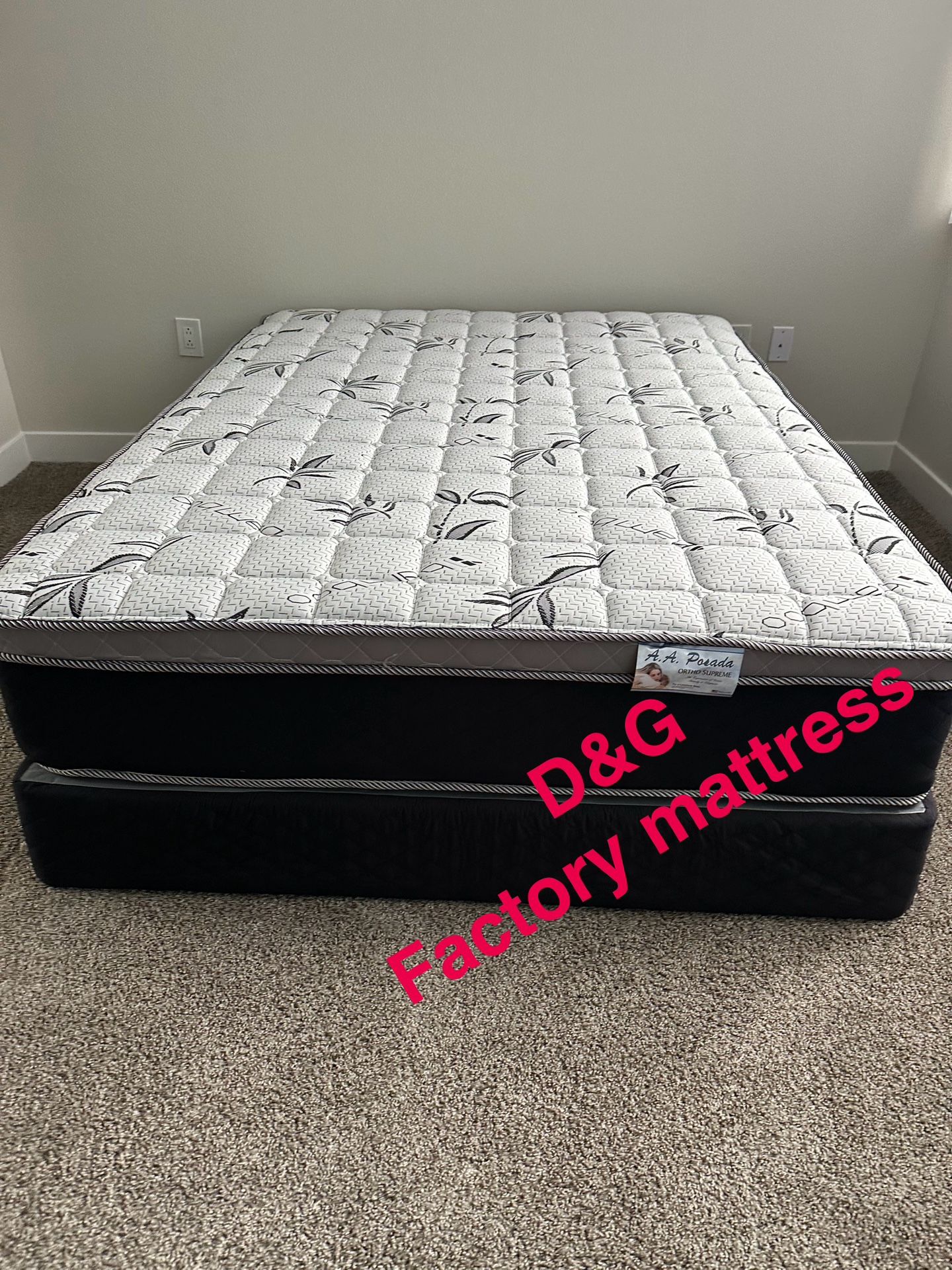 🔥 Mattress For Sale 🔥 Queen Size Mattress Pillow Top 12” Brand New Mattress Same Day Delivery All Sizes Available