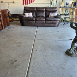 Leather couch