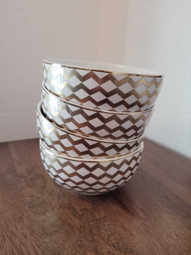 Z GALLERIE Helios Dinnerware Bowl (X4) for Sale in Murrieta, CA OfferUp