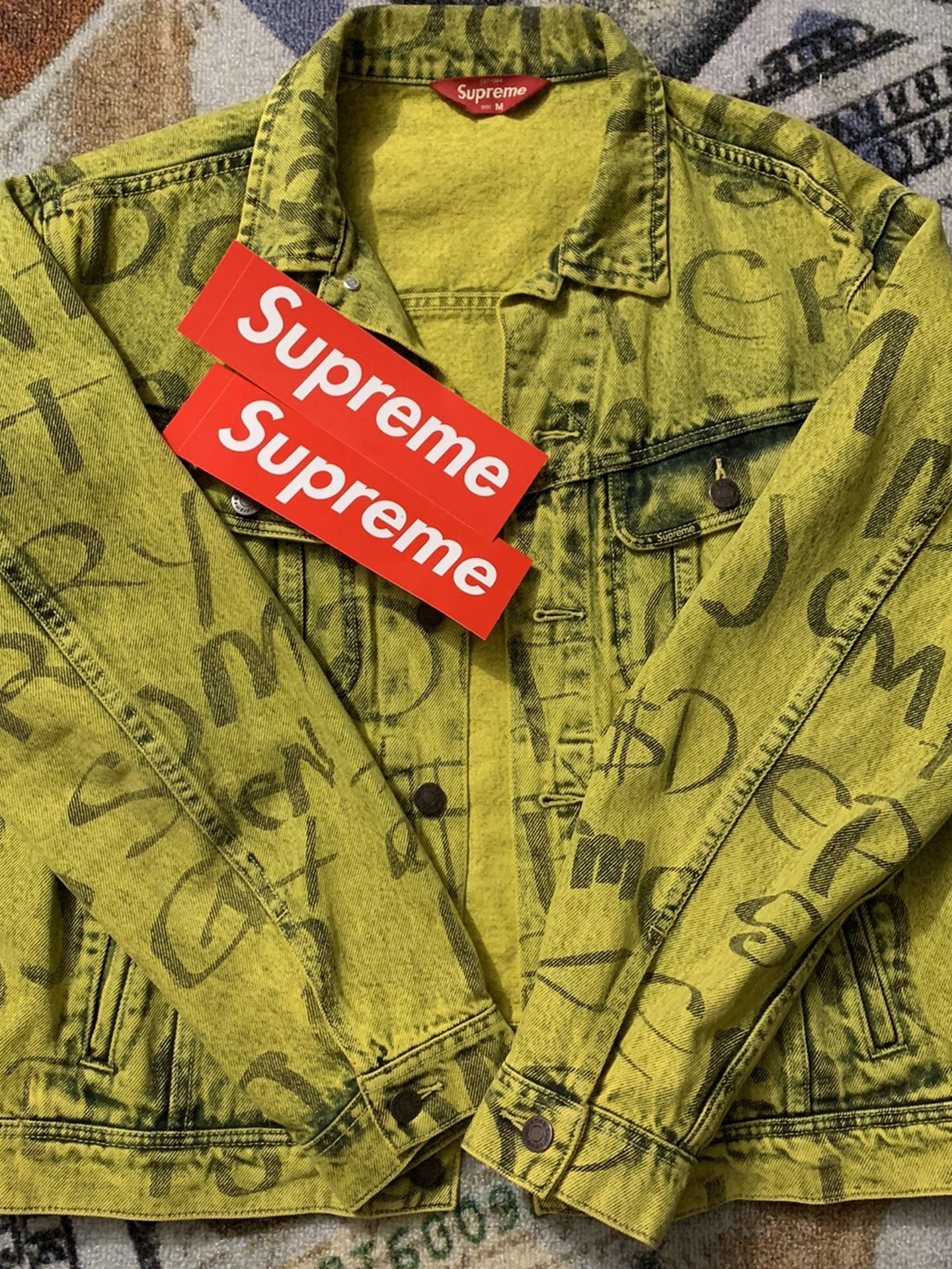 Supreme Black Ark Denim Trucker Jacket