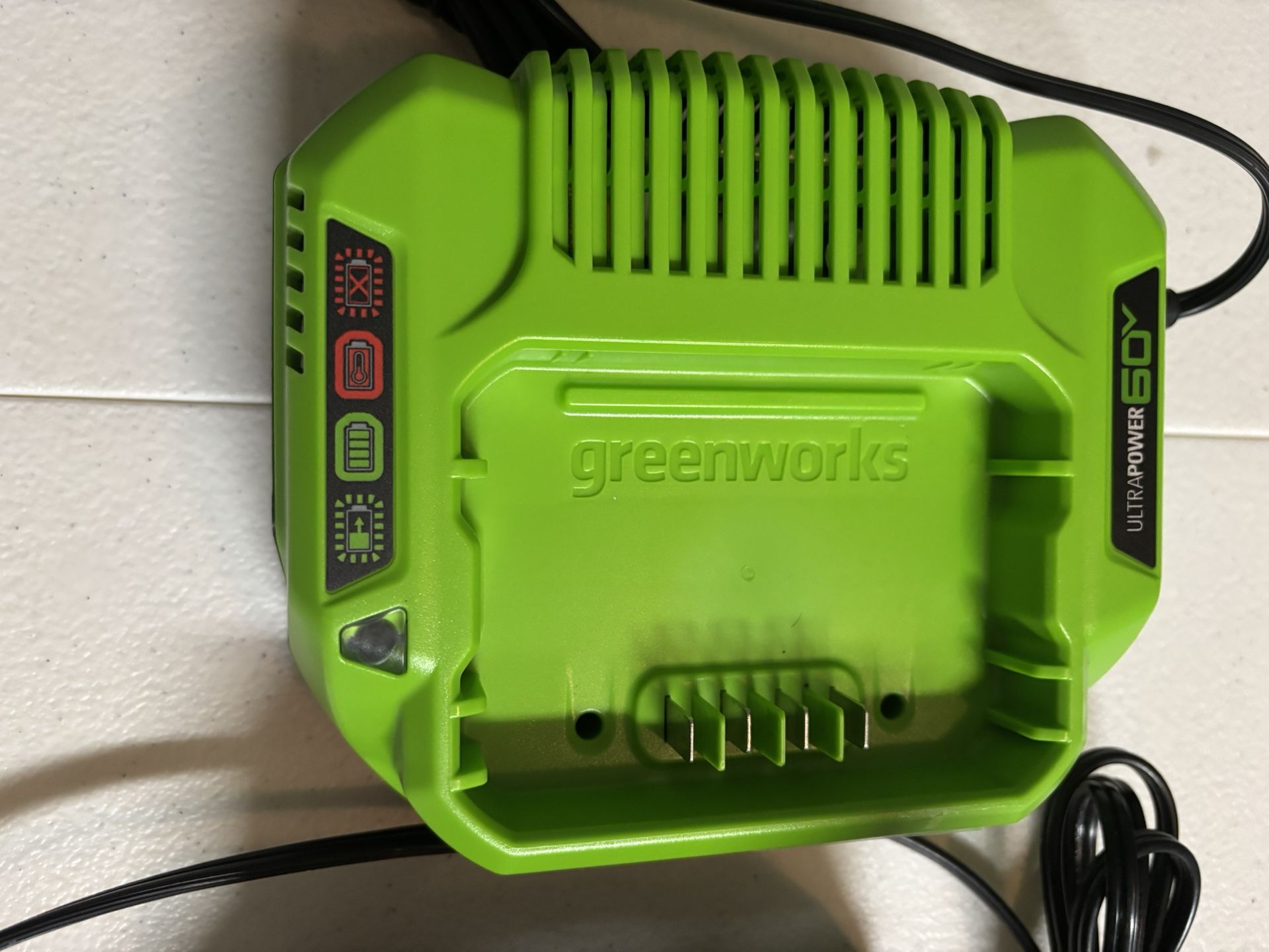 Greenworks 60 Volt Charger