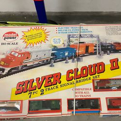 Rare Vtg Model Power Silver Cloud II Motorcraft Ford HO Electric Train Set