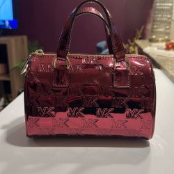 Cherry red Michael Kors Mini tote