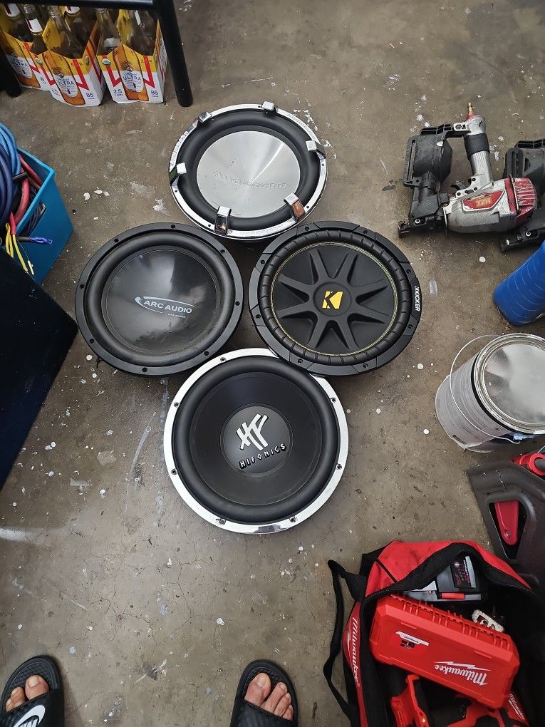 4-12s SUBWOOFERS PRICE FIRM