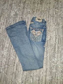 Size 7 Length 30 PIT BOOT Light Washed Bootcut Sexy Couture Jean