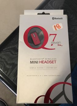 Bluetooth wireless mini headset