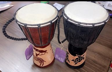 2 Indonesian Drums Imported From Bali